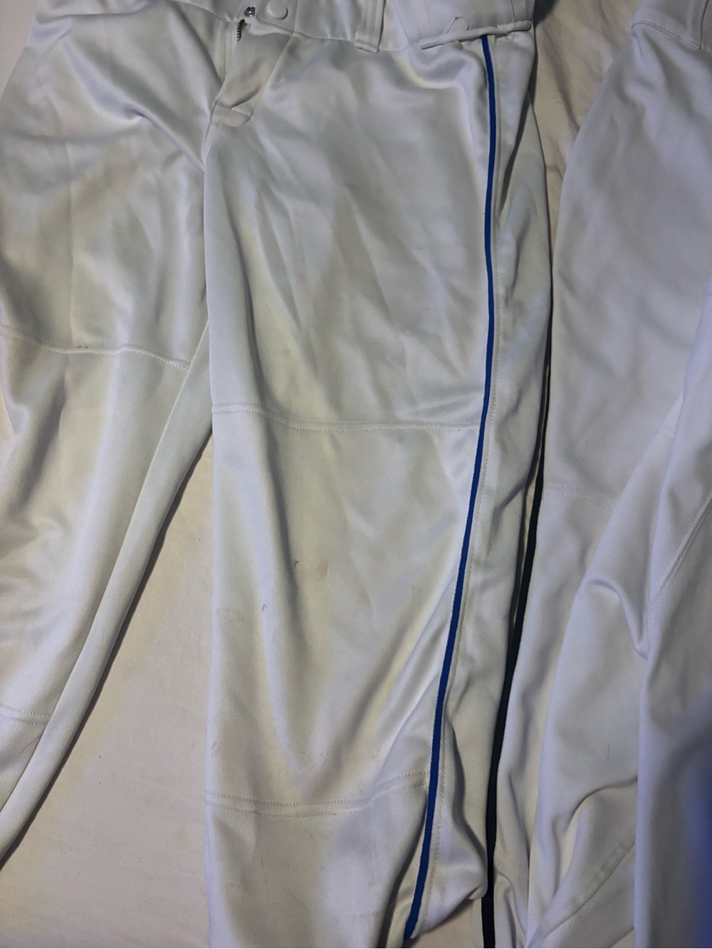 3 pairs white softball pants